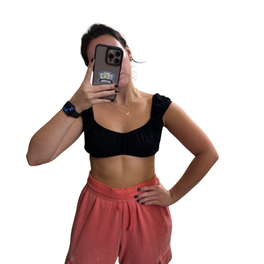Wild Fable Black Crop Top